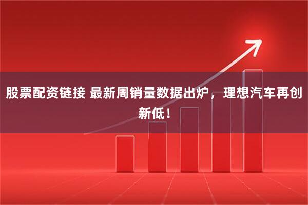 股票配资链接 最新周销量数据出炉，理想汽车再创新低！